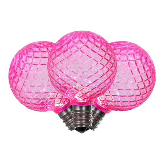 Vickerman G40 LED Pink Replacement Bulb, package of 25