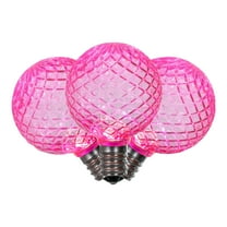 Vickerman G40 LED Pink Replacement Bulb, package of 25