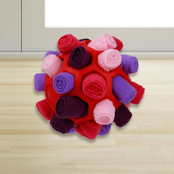Bola De Snuffle Para Mascotas Pet Snuffle Ball Portable Creative Dog Interactivo Snuffle Ball Juguetes (Vino Rojo) Wdftyju Libre de BPA