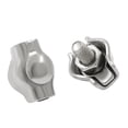 thumbnail image 1 of Huggegwe 12 Pcs Pinces M2 Simplex Pinces à Câble - Acier Inoxydable 304 - Pinces à Câble à Boulon Unique pour Câble de 1/16 Pouce de Diamètre CJB91-55409, 1 of 5