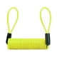thumbnail image 2 of Eigraketly Cuerda de tira de alambre de acero resistente al agua puerto de Metal tiras compactas resistente al desgaste estable bloqueo de freno Ciclismo Amarillo, 2 of 6
