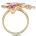 thumbnail image 4 of Gold Brass Ring with Top Grade Crystal in Multi Color for Women Style 0W289, 4 of 7