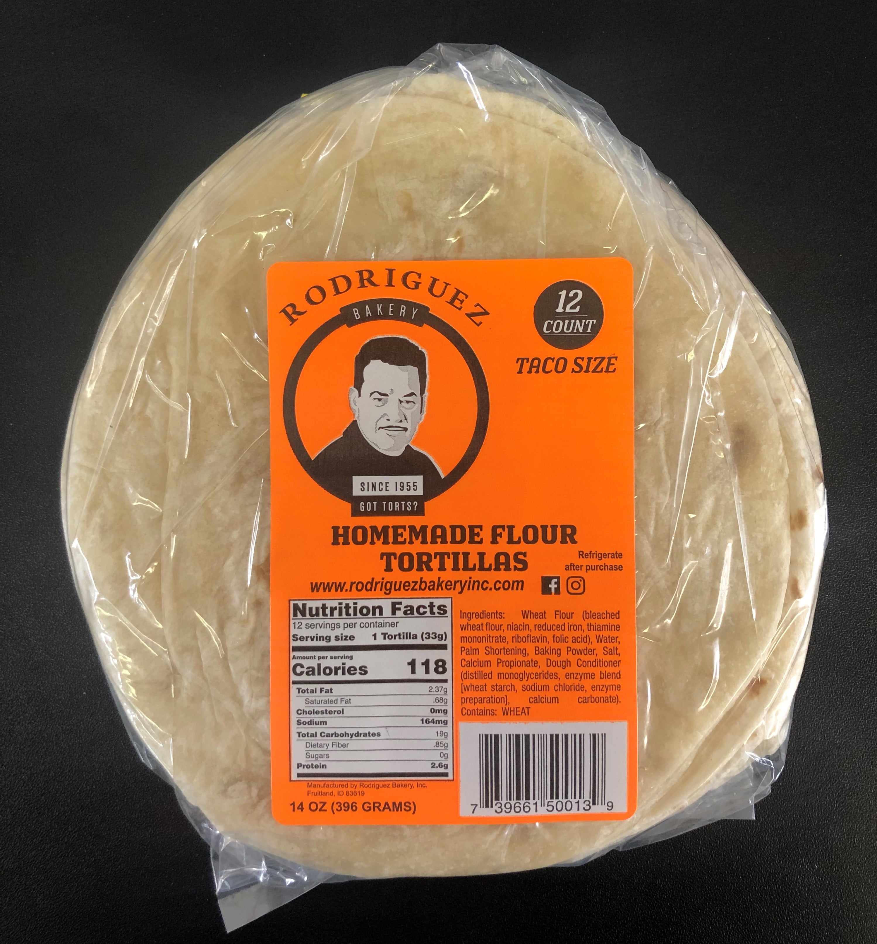 Rodriguez Homemade Flour 6' Tortillas, 12 ct