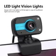 thumbnail image 2 of Portable HD Webcam 480P 30fps Camera with Mount Clip Built-in Microphone Notebook Laptop PC Desktop Computer Web Video Camera USB Plug & Play for Online Conferences Meeting Video Call Live Streaming, 2 of 8