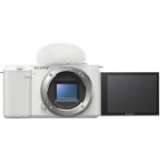 Ultimaxx Basic Bundle + Sony ZV-E10 Mirrorless Camera (International Model) (Body Only, White) + SanDisk 64GB Ultra Memory Card, High Speed Memory Card Reader, Dust Blower & More (13pc Bundle)