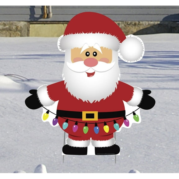 Santa Claus Yard Sign