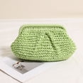 thumbnail image 2 of Women Woven Shoulder Bag Casual Solid Color Canvas Handbag Purse Beige, 2 of 6