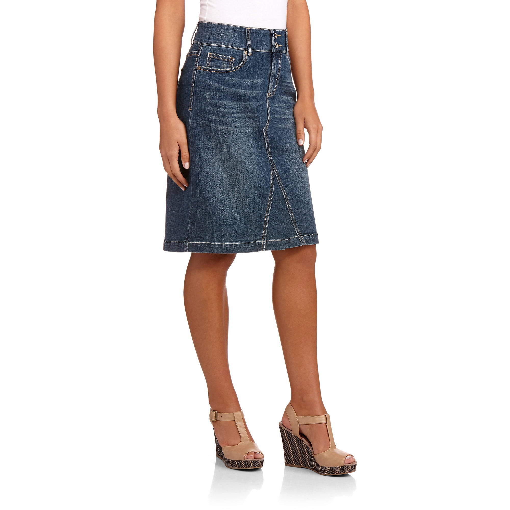 Women's 21 Denim Skirt - Walmart.com