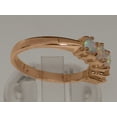 thumbnail image 4 of LBG English Made 9k Rose Gold Natural Opal Womens Eternity Ring - 33 size options - Size 5.75, 4 of 6