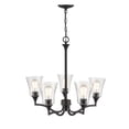 thumbnail image 3 of 2115-MB Millennium Lighting Caily - 5 Light Chandelier-24 Inch Tall and 26 Inch Wide-Matte Black Finish    -Traditional Installation, 3 of 4