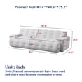 thumbnail image 5 of 87.4" Cloud Series Chenille Sofa - Minimalist Button-Tufted 3-Seater Square Arm Upholstered Couch,White, 5 of 25