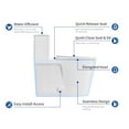 thumbnail image 5 of Casta Diva Modern Toilet Elongated One-Piece Toilet with Power Dual Flush, MAP 1000g (Seat Included), 5 of 12