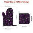 thumbnail image 2 of Cauagu Yin Yang1 Print Oven Mitts and Pot Holders 4 pcs Set,Extra Thicken Long Kitchen Oven Glove Potholders BBQ Gloves-Oven Mitts and Pot Holders(11 Inch), 2 of 6