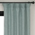 thumbnail image 4 of Sea Thistle Faux Linen Room Darkening Curtain (1 Panel), Sea Thistle, 50W X 120L, 4 of 11
