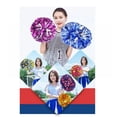 thumbnail image 5 of Cheerleading Pom Poms With Handle Cheerleader Pom Poms For Spirit Sports Dance Cheer Kids Adults, 5 of 5