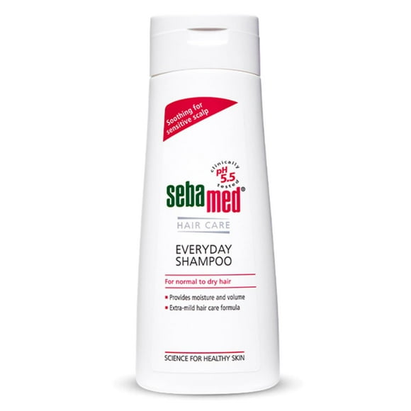SebaMed Shampooing Quotidien 200 Ml/ph 5,5/cheveux Normaux à Secs/ Doux/donne de l'Hydratation et du Volume /sans Phtalates et Sls et Sans Parabènes /Unisexe pour Cuir Chevelu Sec Sans Toxines / Cliniquement Prouvé / Sans Toxines