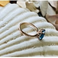 thumbnail image 4 of London Blue Topaz Cushion Cut Engagement 925 Sterling Silver Lover's Gift Ring Wedding For Him, 4 of 5