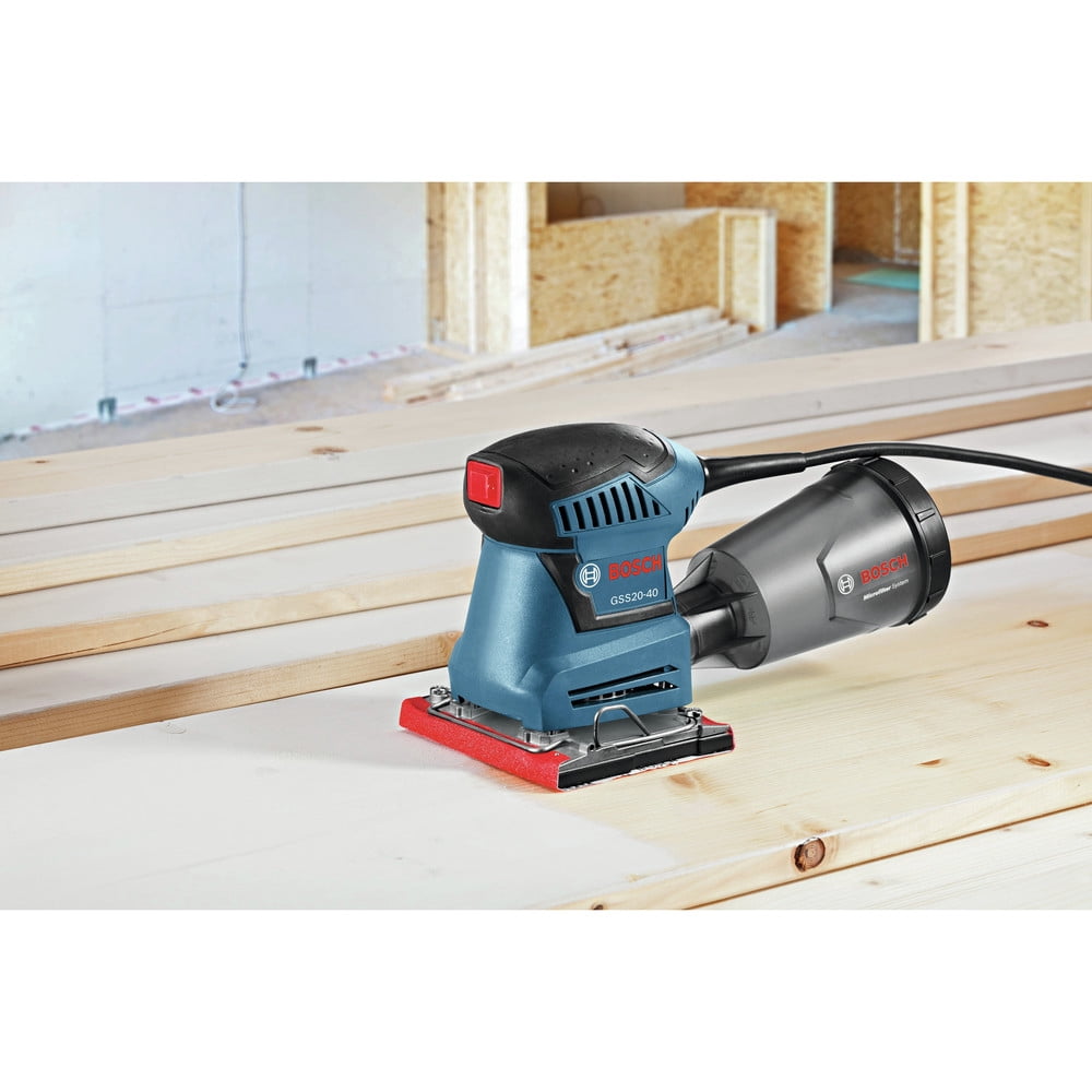 Restored Premium Bosch GSS2040RT 2.0 Amp 1/4Sheet Orbital Finishing Sander (Refurbished)