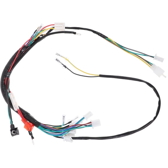 HOMEMAXS Plug Engine Electric Start ATV Line Bus Harness 125.00X1.50X1.50CM
