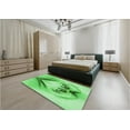 thumbnail image 4 of Ahgly Company Indoor Rectangle Patterned Stoplight Go Green Area Rugs, 8' x 12', 4 of 6
