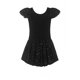 thumbnail image 5 of Conjuntos de blusas y camisas de cuello redondo y manga corta Ropa de baile para niñas Vestido de práctica de red con lentejuelas de manga larga con espalda en forma de corazón Conjunto de dos piezas, 5 of 7