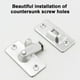 thumbnail image 2 of Cerradura Puerta Ángulo Recto 90 Grados Acero Inoxidable Granero (plata), 2 of 4