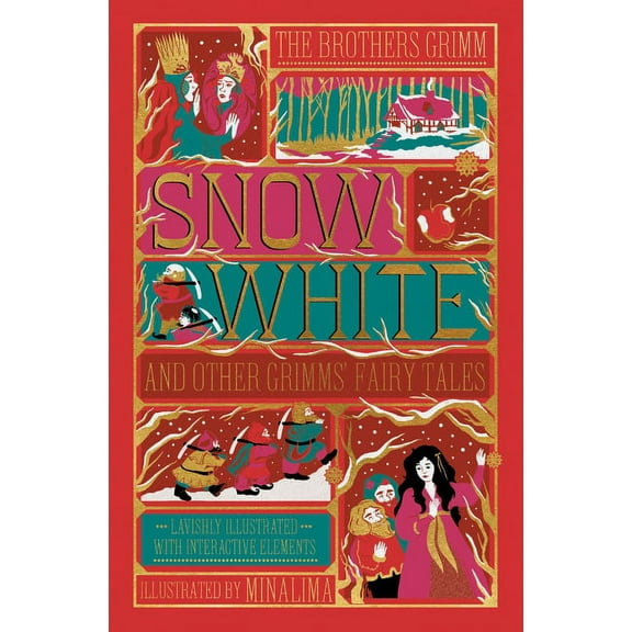 Illustrated with Interactive Elements Snow White and Other Grimms' Fairy Tales (Minalima Edition): Illustrated with Interactive Elements, (Hardcover)