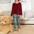 thumbnail image 6 of Susaid Japanese Koi Print Soft Teen Sleep Pants, Long Pajama Bottoms with Two Pockets and Elastic Waist, Designed for Ages 5-16-Medium, 6 of 6