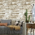 thumbnail image 2 of 6M Vinyl 3D Brick Rock Sticker Paper Self Adhesive Wallpaper Furniture Wall Stickers, 2 of 9
