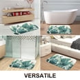 thumbnail image 2 of 1pc Tropical Birds on Leaves Absorbent Non-Slip Bathroom Thickened Flannel Rug Decor,Soft,Quick Drying,Suitable For Indoor/outdoor Use,Bathrooms,Bedrooms,Kitchens,Terrace,Laundry Rooms,16"x24", 2 of 9