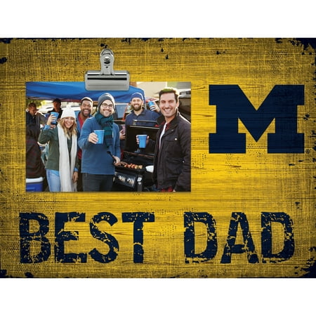 Michigan Wolverines 8'' x 10.5'' Best Dad Clip Frame - No (The Best Of Wolverine)