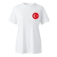thumbnail image 4 of YMNXA Womens T Shirts Soccer Summer Turkey Graphic Print Short Sleeve Round Neck Fashion Breathable Soft Tee Top For Everyday Wear,Light Gray,L, 4 of 5