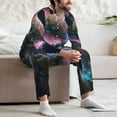thumbnail image 7 of Sikiie Bird 3 Mens Pajama Set, Soft Warm Long Sleeve Sleepwear, Cozy Button-Down Pjs for Men-Small, 7 of 7