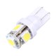 thumbnail image 4 of DC12V 1W 5 LED Car Light Bulb 10 Pack T10 Base Socket Holder White Light, 4 of 8