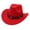 Red, variant on Children'S Hat Leopard Print Stripped Casual Wide Brim Cowboy Hat Denim Cap Stage Performances Stylish Cowgirl Fashionable Cap(Grey,One Size)