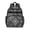Geometric Diamond Black, variant on Geometric Diamond Orange Pattern Backpack for School, Cute School Bag with Adjustable Shoulder Straps and Padded Back, 15.25"x11.5"x5.25"