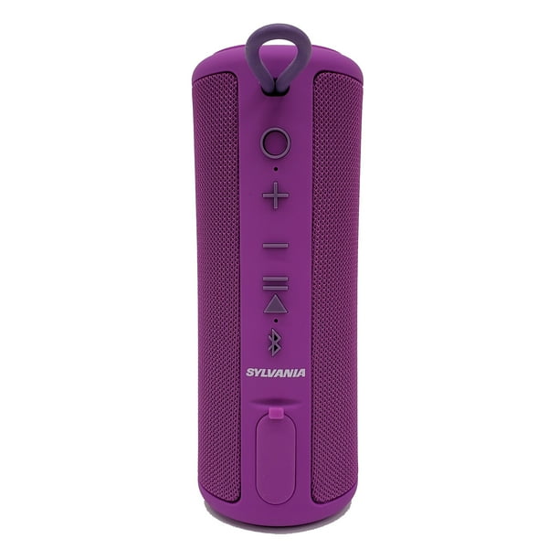 Sylvania 8" Premium Rugged Water Resistant Bluetooth Speaker 360° Sound, Ultra Violet, SP1043