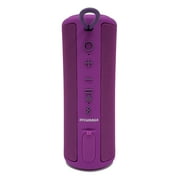 Sylvania 8" Premium Rugged Water Resistant Bluetooth Speaker 360° Sound, Ultra Violet, SP1043