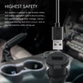 thumbnail image 2 of USB Car Socket 12V Car Charger 5V 4.2A Dual USB Car Charger Waterproof Car Cigarette Adapter Adapter with LED Digital Voltmeter for Motorcycle, Caravan, Truck and more, 2 of 10