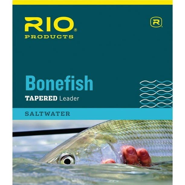 Rio Bonefish 10ft Leader 3 Pack Lineweight 0 012in 0 305mm 10lb 4 5kg 11 Ft