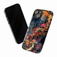 thumbnail image 4 of Luxury Floral Peacock Touch Case, Artistic Botanical Design Protective Cover, Dual Layer Phone Case for iPhone 11 12 13 14 15 16 Pro Max Mini Plus, 4 of 6