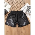 thumbnail image 6 of JanJean Kids Boys Boxing Trunks MMA Muay Thai Fighting Shorts Gym Fitness Bottoms Martial Arts Grappling Short Type N 11-12, 6 of 7