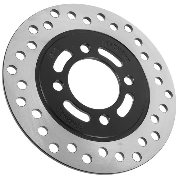 IDEANATEGRATE 1Pack Silver Iron Brake Disc for ATV Go Kart UTV Pit Bike 50CC-125CC Users 6.3X6.3X0.08In
