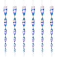 thumbnail image 2 of BEMS-12pcs espiral viento girar palo reflectante huerto balcón Patio, 2 of 5