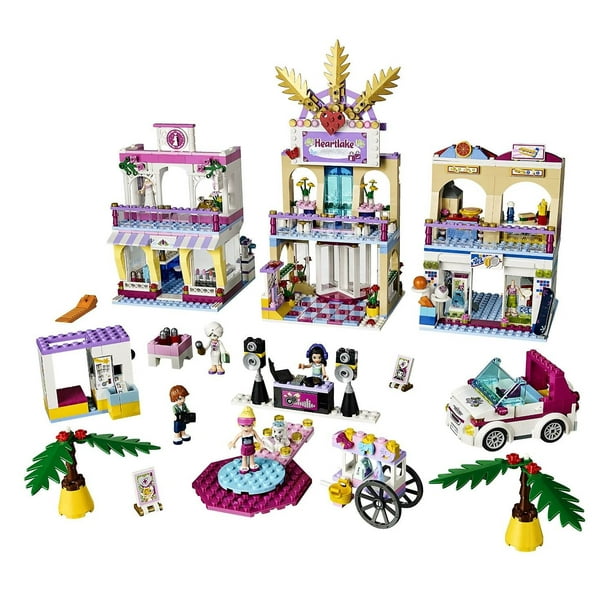 lego friends heart lake shopping mall