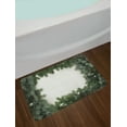 thumbnail image 2 of Evergreen Bath Mat, Pattern of Top View Scenery of Fir Twigs on a Plain Wooden Style Backdrop, Plush Bathroom Decor Mat with Non Slip Backing, 29.5" X 17.5", Reseda Green, by Ambesonne, 2 of 2