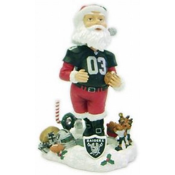Oakland Raiders Santa Claus Bobblehead