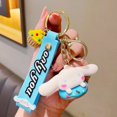thumbnail image 1 of Spot Sanrio Cartoon Merlot Doll Key Chain Cute Yugui Dog Car Key Pendant Keychain, 1 of 7