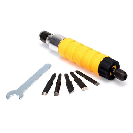 

Electric Chisel Carving Tool Wood Carving Machine Woodworking Chisel with 5 Blades and Wrench Hand Tool
