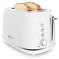 thumbnail image 1 of Tostadora Keenstone de 2 rebanadas, retro, ranura ancha, acero inoxidable, 1 of 6